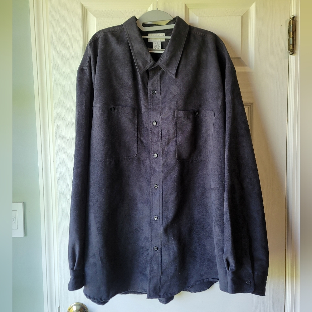 Knightsbridge Women's Sueded Button Up 3x